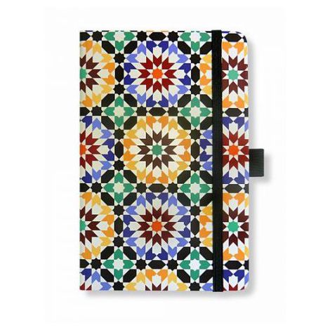 Notatnik Lediberg A6/96/80g linia Ivory Mosaic